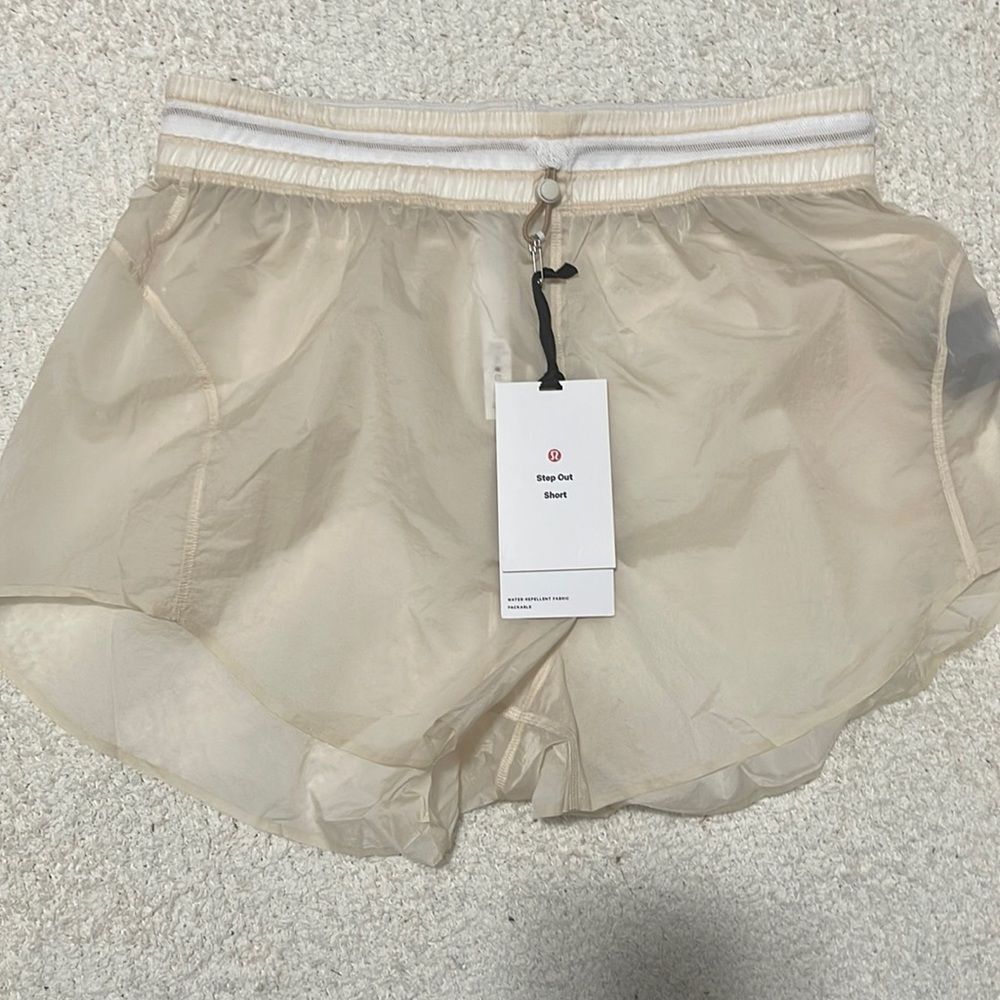 lululemon athletica Cream Athletic Shorts